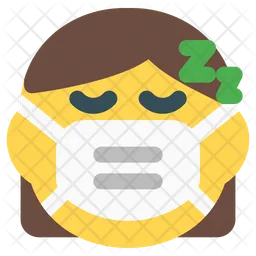 Woman Sleeping Emoji Icon