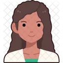 User Curly Hair Icon