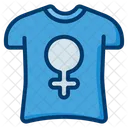 Woman T Hsirt T Shirt Woman Icon
