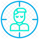 Man User Target Icon