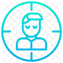 Man User Target Icon