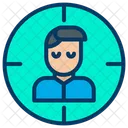 Man User Target Icon