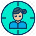 Man User Target Icon