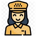 Woman Taxi Driver Female Taxi Driver Taxi Icon