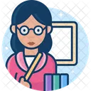 Woman Teacher Woman Professor Professor Icon