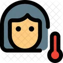 Woman thermometer  Icon
