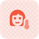 Woman thermometer  Icon