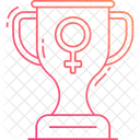 Woman Trophy  Icon