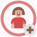 Woman User Data Icon