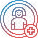 Woman user  Icon