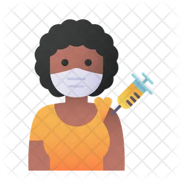 Woman Vaccination  Icon