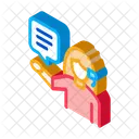 Woman Verbal Help Icon