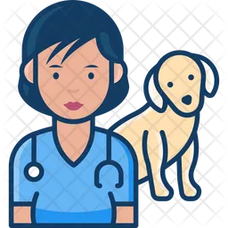 Woman Veterinarian  Icon