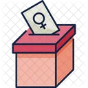 여자 목소리 목소리 투표 아이콘