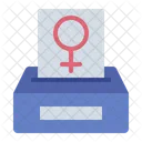 Woman Vote  Icon