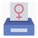Woman Vote  Icône