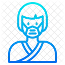 Woman Waring Mask Face Mask Girl With Mask Icon