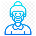 Woman Waring Mask Face Mask Girl With Mask Icon
