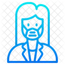Woman Waring Mask Face Mask Girl With Mask Icon
