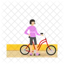 Bicycle Bike Lifestyle Icon