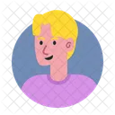 Woman With Dress Avatar  Icon