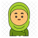 Woman with hijab  Icon