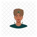 Woman Elegance Turban Icon