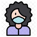 Female Woman Medical Masks Icon