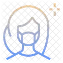 Woman With Mask Icon