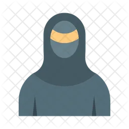 Woman With Niqab  Icon