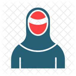 Woman With Niqab  Icon