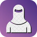 Woman With Niqab Avatar Girl Icon
