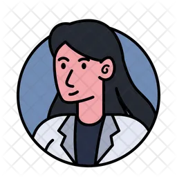 Woman With Suit Avatar  Icon