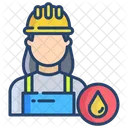 Woman Worker Icon