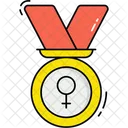Womans Medal  Icon