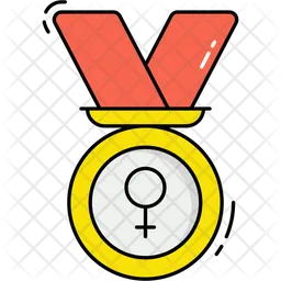 Womans Medal  Icon