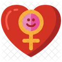 Women Female Heart Icon