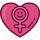 Women Females Heart Icon