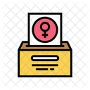 Women Vote Feminism Icon