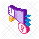 Women Announcement  Icon