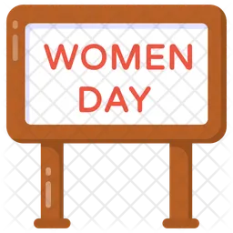 Women Day Board  Icon