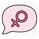 Women day Chat  Icon