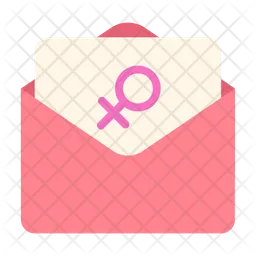 Women day Letter  Icon