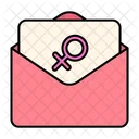 Letter Female Feminism Icon