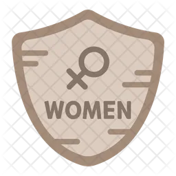 Women day Shield  Icon