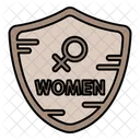 Shield Shield Badge Female Icon