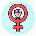 Women Empowerment Fist Icon