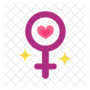 Women Heart Female Love Icon