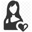 Women Female Heart Icon