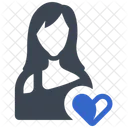 Women Female Heart Icon